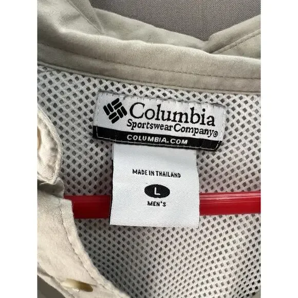 Columbia Sportswear PFG (Performance Fishing Gear) Size L TG2187 Grunge Retro - Picture 5 of 7